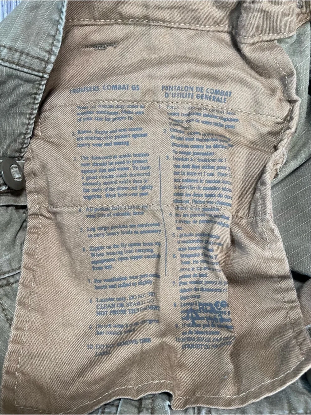 Polo Ralph Lauren Cargo Pants Mens Straight Fit Combat OG-107 GS Military 32x30 - Picture 7 of 11